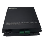 8 Kanäle/4 Kanäle, 1-Wege-Line-Level-Audio mit symmetrischem Signal über Glasfaser-Extender bis 20 km SMF oder 500 Meter MMF mit Standard-Anschlusskabeln