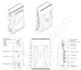 Fiber Optic System for SONY HDW-750 with 4 Ch 3G-SDI/Tally/Intercom/Remote in OB Van