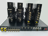 Fiber Optic System for SONY HDW-750 with 4 Ch 3G-SDI/Tally/Intercom/Remote in OB Van