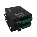 Serielle Daten (1 x RS 232 + 1 x RS 422 + 2 x RS 485) zu Glasfaser-Konverter über 20 km Singlemode-Glasfaser oder 2 km Multimode-Glasfaser, mit SFP-Modul