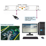 USB 2.0 Over Fiber Extender to Max 5 Kilometers Singlemode Fiber or 500 Meters Multimode Fiber, Compatible with USB 1.1, w/SFP Module