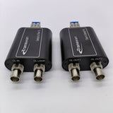 Genlock (CVBS/ BB/ Tri-Level) über Glasfaser-Extender mit Mini-Größe, BMD Sync Generator unterstützt 1080i50 HD