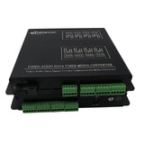 8/4/2 Kanal (2 Wege) Kontaktschluss-zu-Faser-Konverter über 2 km MM-Faser oder 20 km SM-Faser