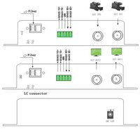 2 Ch SDI & 1 Ch data to fiber Converter-4