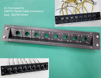 SMPTE311M 3K93C Connector FXW & EDW with Tails of 2 x Fiber Connector & 5 x Lines, 5 x Wires, the 5th GND (Green)