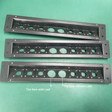 2U Front Panel for SMPTE Hybrid Cables Connectors (FXW/EDW FMW/PUW FMW/PBW)