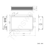 Lanc Remote Control & 12G/3G-SDI to Optic Fiber Converter over 10+Km SMF or 550 Meters MMF Lanc to Fiber Converter