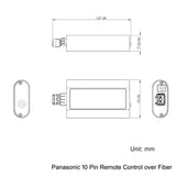 Panasonic Camera Remote AJ-RC10G to Fiber Converter over 0~10 Kilometers Single-mode Fiber