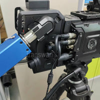 SMPTE Hybrid Alternative Connector Adapter Converts from 3K93C Connectors EDW/FXW to Neutrik 2 x LC Connector without Power