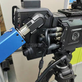 SMPTE Hybrid Alternative Connector Adapter Converts from 3K93C Connectors EDW/FXW to Neutrik 2 x LC Connector without Power