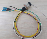 SMPTE311M 3K93C Connector FXW & EDW with Tails of 2 x Fiber Connector & 5 x Lines, 5 x Wires, the 5th GND (Green)