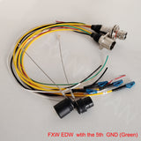 SMPTE311M 3K93C-Anschluss FXW und EDW mit Enden von 2 x Glasfaseranschluss +4 x Leitungen
