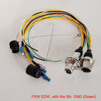 SMPTE311M 3K93C-Anschluss FXW und EDW mit Enden von 2 x Glasfaseranschluss +4 x Leitungen