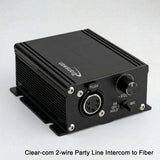 Clearcom 2-wire Party-line Intercom over fiber to 0~10 Kilometers Compatible with Encore Series