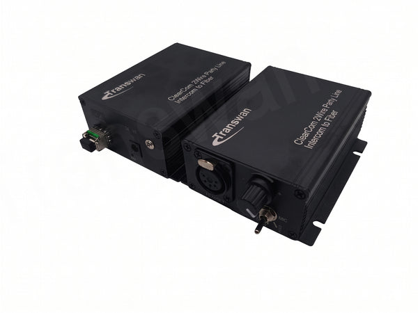 Clearcomm 2wire Clearcom 2-wire Party-line Intercom over fiber to 0~10 Kilometers Comp ...