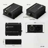 Clear-com 4-wire Party-line Intercom over fiber to 0~10 Kilometers