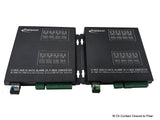 16/8 Ch Dry Contact Closure to Fiber Converter over 2 Km Multi-mode Fiber or 20 Km Single-mode Fiber with Hot Pluggable SFP Module