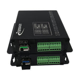 2 Ch Bi-directional (2 Way) Contact Closure over Fiber Extender over 2 Km MM Fiber or 20 Km SM Fiber wtih SFP Module