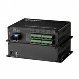 8 Ch 2 Way (Bi-directional) Dry Contact Closure to Fiber Converter over 2 Km MM Fiber or 20 Km SM Fiber with Hot Pluggable SFP