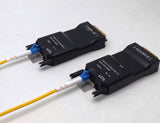 HDCP 1.2 を搭載した 4K DVI 光ファイバ エクステンダ、シングルモード ファイバで 20 キロメートルのリアルタイム ライブ伝送、10G 双方向 SFP モジュールを搭載