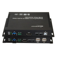 4KP30 DisplayPort über Glasfaser-Extender mit 10 Gbit/s SFP, 4K DP-zu-Glasfaser-Konverter, unterstützt Displayport V1.2