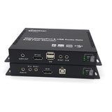4KP60 DisplayPort (DP) Over Fiber Optic Extender with 18Gbps Bandwidth, 4K DP to Fiber Converter, Support Displayport V1.2
