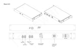 Panasonic Sony PTZ Camera Fiber Link with 1 Ch 12G-SDI+1 Ch Genlock+1G Ethernet+Remote Power