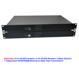 双方向 12G-SDI /1 チャンネル 3G-SDI/10/100/1000 イーサネット/ゲンロックを備えた EFP ファイバー カメラ システムは、10 キロメートルのシングルモード ファイバーを介して SMPTE ハイブリッドエリミネーション デバイス アダプターと連携します。
