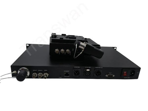 Lanc Remote/Intercom EFP Optic Fiber System supports Blackmagic URSA Mini 4K/Pro 12K and Sony FS700