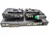 Sony / Panasonic 2 x Cameras Back Fiber Optical EFP Systems with Full Functions of De-embedded Audio from SDI/3G-SDI/  Remote Controller/ Tally etc