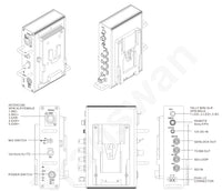 Fiber Optic System for SONY HDW-750 with 4 Ch 3G-SDI/Tally/Intercom/Remote in OB Van