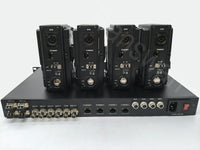 SONY HDW-750 FIber Link Systems  with 4 Ch 3G-SDI/Tally/Remote/Genlock/Ethernet in OB Van, 4 x Mini Camera Adapters