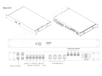 SONY HDW-750 FIber Link Systems  with 4 Ch 3G-SDI/Tally/Remote/Genlock/Ethernet in OB Van, 4 x Mini Camera Adapters