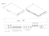 SONY HDW-750 FIber Link Systems  with 4 Ch 3G-SDI/Tally/Remote/Genlock/Ethernet in OB Van, 4 x Mini Camera Adapters