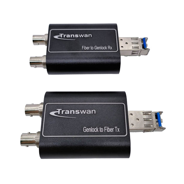 Genlock (CVBS/ BB/ Tri-Level ) over Optic Fiber Extender with Mini Size, BMD Sync Generator Supported 1080i50 HD