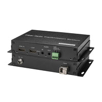 4K HDMI 2.0 Multifunktions-Glasfaserkonverter (4K HDMI P60-Video mit Loop-Out + 3,5 Audio + RS232-Daten)