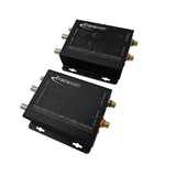 2 Ch RCA Audio & 2 Ch (NTSC/PAL/SECAM) Video Over Fiber Extender to 20 Km SM Fiber or 2 Km MM Fiber, RCA Audio & Video to Fiber Optic Converter