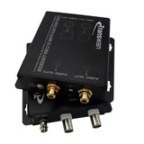 2 Ch RCA Audio & 2 Ch (NTSC/PAL/SECAM) Video Over Fiber Extender to 20 Km SM Fiber or 2 Km MM Fiber, RCA Audio & Video to Fiber Optic Converter