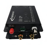 2 チャンネル RCA オーディオオーバーファイバーエクステンダー &amp; 1 チャンネルビデオから 20 Km SM ファイバーまたは 2 Km MM ファイバー、RCA オーディオ - 光ファイバーコンバーター