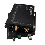 2-Kanal-RCA-Audio-über-Glasfaser-Extender und 1-Kanal-Video zu 20 km SM-Glasfaser oder 2 km MM-Glasfaser, RCA-Audio-zu-Glasfaser-Konverter