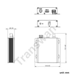 3G-SDI Over Fiber Extender to 10 Km, Receiver with 1 Ch SDI & 1 Ch HDMI Output,Supports SMPTE 424M