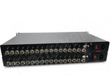 4/8 Ch 2 Way (Bidi) x 3G/HD/SD-SDI to Fiber Converter with Genlock & 1000M Ethernet over 10Km SMF