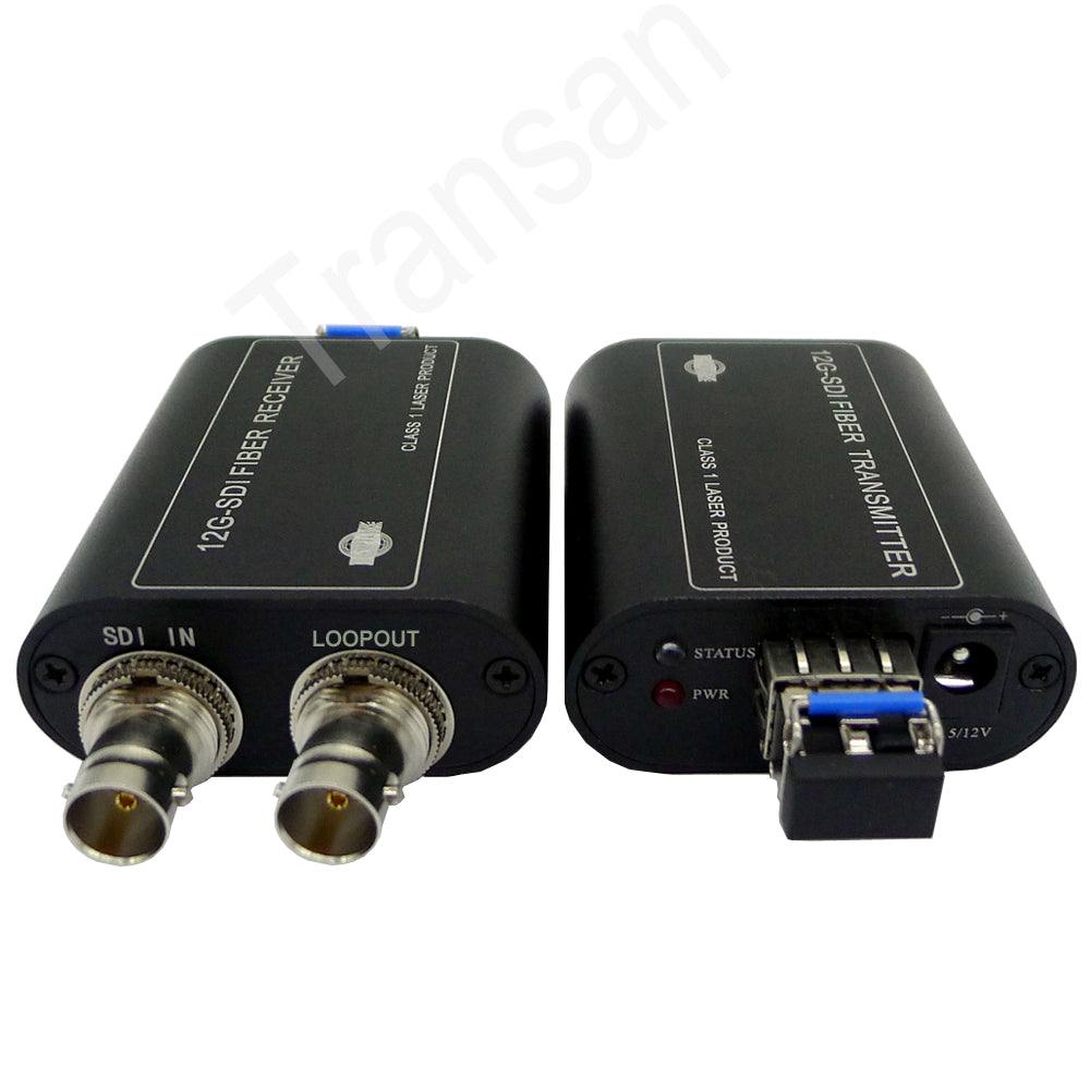 12G-SDI (4K SDI) Over Fiber Extender with SMPTE ST-2082 of 4K UHD P60 ...