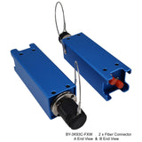 SMPTE Hybrid Alternative Connector Adapter Converts from 3K93C Connectors EDW/FXW to Standard Duplex Single-mode Cables