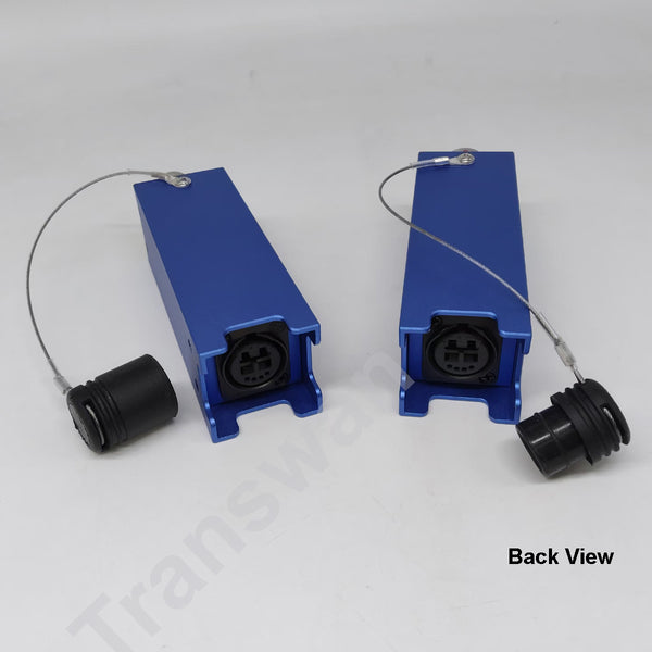 SMPTE Hybrid Alternative Connector Adapter konvertiert von 3K93C-Anschlüssen EDW/FXW zu Neutrik 2 x LC-Anschluss ohne Stromversorgung