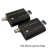 Lanc Remote Control & 12G/3G-SDI to Optic Fiber Converter over 10+Km SMF or 550 Meters MMF