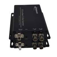 Lanc Remote Control & 12G/3G-SDI to Optic Fiber Converter over 10+Km SMF or 550 Meters MMF Lanc to Fiber Converter