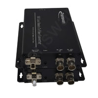 Lanc Remote Control & 12G/3G-SDI to Optic Fiber Converter over 10+Km SMF or 550 Meters MMF Lanc to Fiber Converter