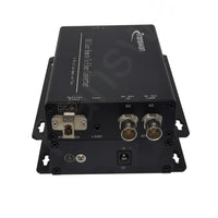 Lanc Remote Control & 12G/3G-SDI to Optic Fiber Converter over 10+Km SMF or 550 Meters MMF Lanc to Fiber Converter