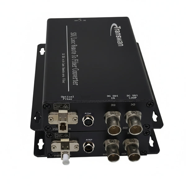 Panasonic Camera 10 Pin Remote Controller over Optic Fiber  Adding 12G/3G-SDI to Optic Fiber Converter over 10+Km SMF or 550 Meters MMF